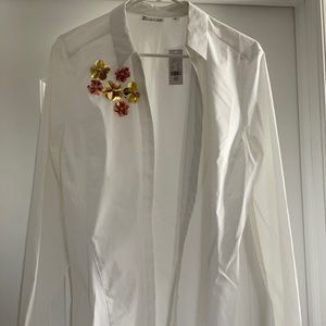 Long sleeve white dress shirt